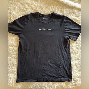 Jazzercise Black Short Sleeve Tee Large